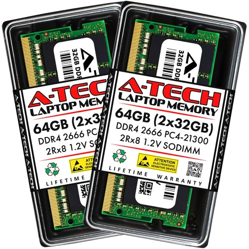 64GB 2x 32GB DDR4-2666 Alienware AURORA 3500 Memory RAM
