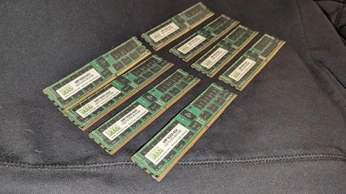 DDR4 ECC RAM 2400MHz  PC4 8x16GB NEMIX RAM Memory