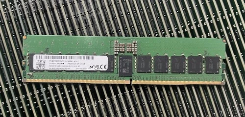 Micron 32GB DDR5 RAM 1RX4 PC5-4800B-RC0-1010-XT ECC REG Memory Server 4800MHz