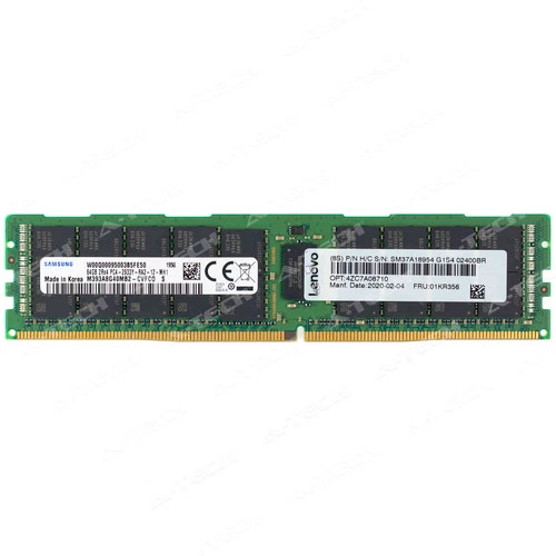 IBM-Lenovo 64GB DDR4-2933 RDIMM 4ZC7A08710 4ZC7A69984 01KR356 Server Memory RAM