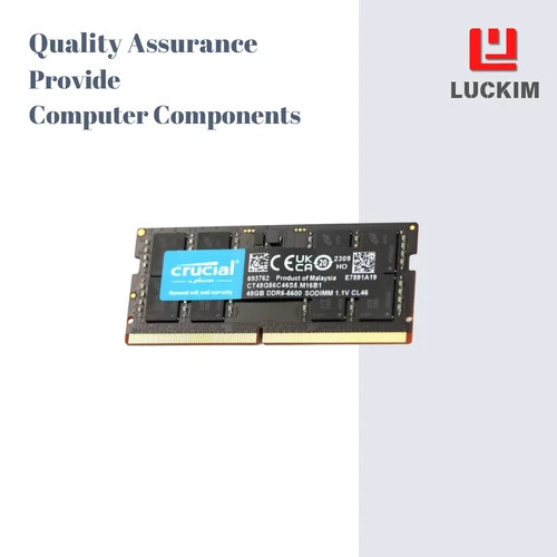 RAM CRUCIAL Laptop DDR5 48GB 5600MHz 1.1V CL46 288 pins dual 44800 MB/s.