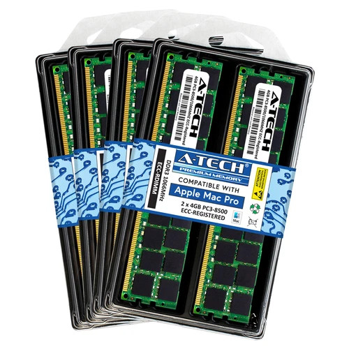 32GB KIT 8X 4GB PC3-8500 REGISTERED APPLE Mac Pro MacPro4,1 MD770LL/A MEMORY RAM