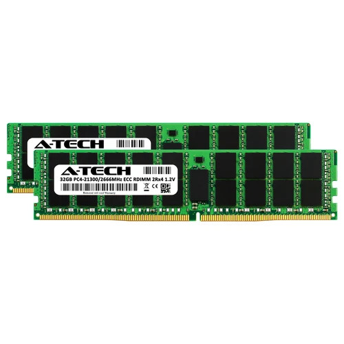 64GB 2x 32GB PC4-2666 RDIMM Dell Precision 7810 5820 7820 7920 5810 Memory RAM