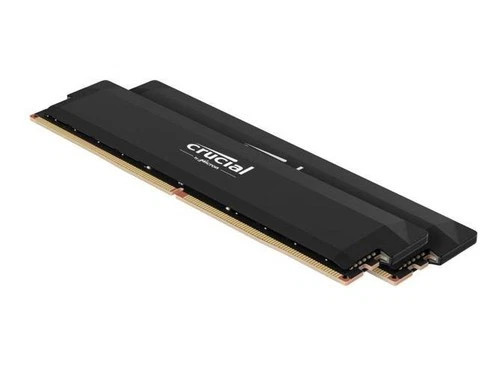 Crucial Pro 32GB (2x16GB) DDR5 UDIMM 6400MHz CL38 Black Heat Spreader Support
