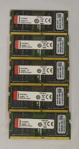 New ListingKingston 160GB (5x32GB) PC4-21300 (DDR4 2666 MHz) Memory (KCP426SD8/32)