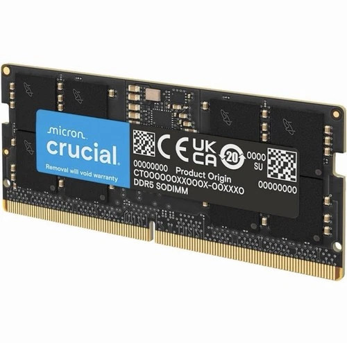 Crucial 64GB KIT (2 x 32GB) DDR5 5600MHz CT2K32G56C46S5 SODIMM Notebook Memory