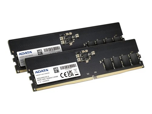 ADATA DDR5 kit 32 GB: 2 x 16 GB DIMM 288-pin 4800 MHz / AD5U480016G-DT