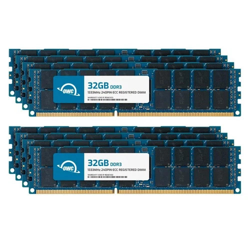 OWC 256GB (8x32GB) DDR3L 1333MHz 4Rx4 ECC Registered RDIMM 240pin Memory RAM