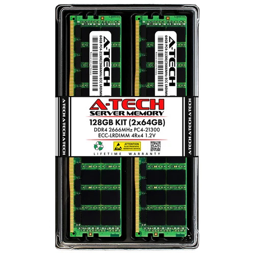 128GB 2x 64GB PC4-2666 LRDIMM GIGABYTE MD30-RS0 H23N-H60 H261-H60 Memory RAM