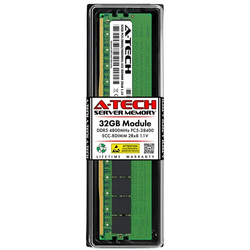 32GB 2Rx8 PC5-4800 RDIMM Intel Xeon Gold 5423N 6414U 6433NE 6438Y+ Memory RAM