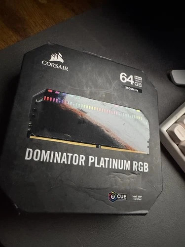 Corsair Dominator Platinum RGB 64GB DDR4 Dram 3600M