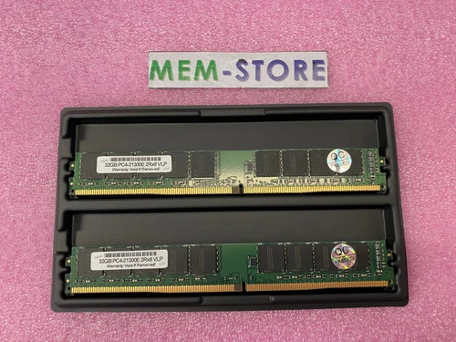 64GB 2x32GB DDR4-2666MHz ECC VLP UDIMM RAM Memory for MBD-B2SC2-TF SuperServer