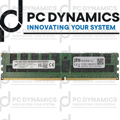 New ListingMicron 64GB 4DRX4 PC4-2933Y MTA72ASS8G72LZ-2G9 RAM ECC REGISTERED SERVER