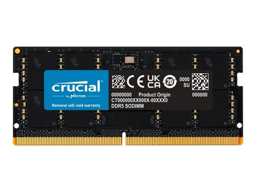 Crucial CT32G48C40S5 32GB 1x32GB DDR5 4800MHz 262-pin SO-DIMM 1.1V