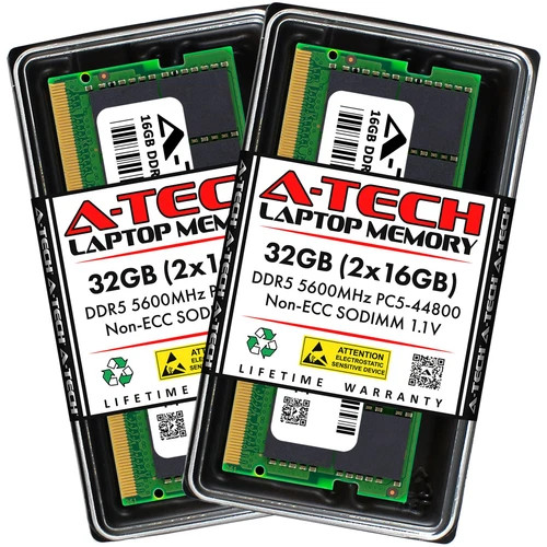 32GB 2x 16GB DDR5-5600 Dell Latitude 14 3450 14 5450 15 3550 15 5550 Memory RAM