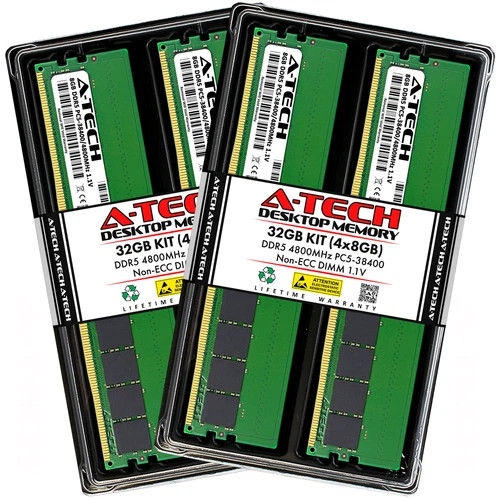 32GB 4x 8GB DDR5-4800 Acer Predator Orion PO5-640-UB11 PO5-640-UR11 Memory RAM