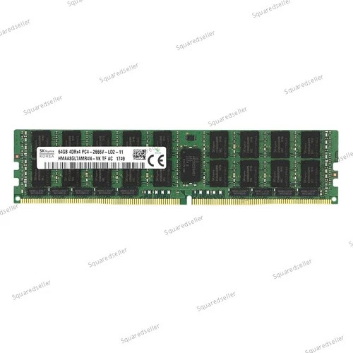 SK Hynix 64GB 2666MHz REG ECC RAM DDR4 DIMM PC4-21300 288Pin Server Memory