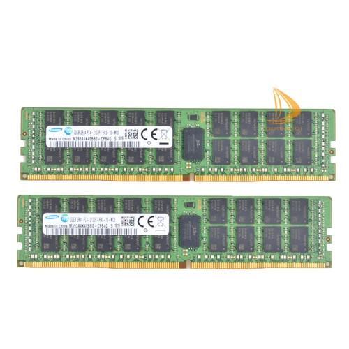 64GB Samsung 2x 32GB 2Rx4 DDR4 PC4-2133P DIMM ECC Reg Server Memory RAM 288Pin $