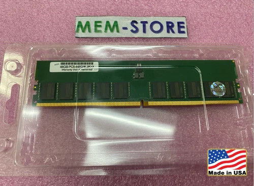 48GB DDR5 ECC UDIMM PC5-44800E RAM Compatible w/ Gigabyte B860I AORUS Pro ICE