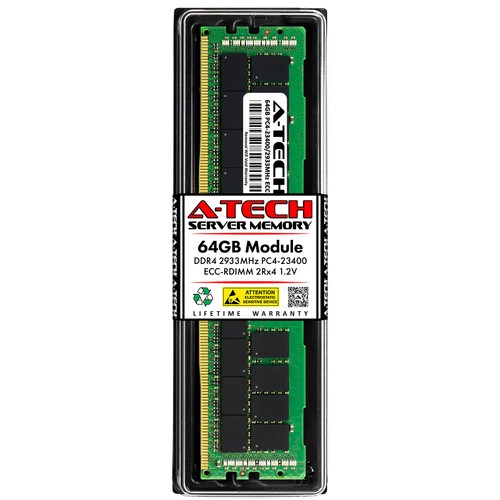 64GB 2Rx4 PC4-2933 RDIMM Supermicro 220TP-HC9TR E200-12A-8C 440P-TNRT Memory RAM