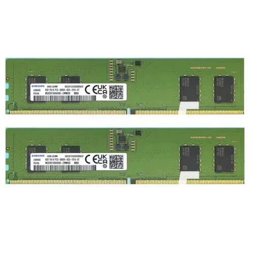 Samsung DDR5 16GB (2X8GB) 5600MHz PC5-44800 UDIMM Memory Ram (M323R1GB4DB0-CWM)