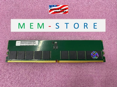 32GB RAM-32GDR5ECT0-UD-4800 DDR5-4800 ECC UDIMM RAM Compatible w/ TS-h1277AXU-RP