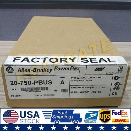 New 20-750-PBUS 20-750-PBUS Allen-Bradley UPS Shipping Does Not Apply - Product Image