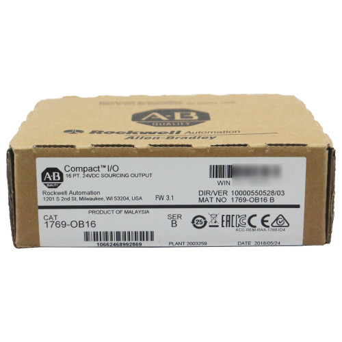 New NEW Allen Bradley 1769-OA16 SER A Compact 16 Point Output Module -UPS Shipping - Product Image