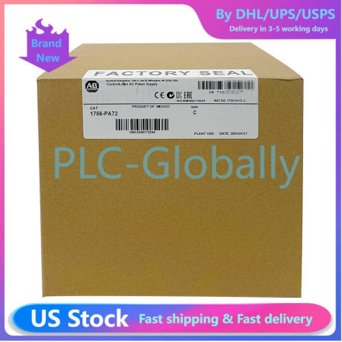 New New Sealed AB 1756-PA72 C ControlLogix AC Power Supply 1756PA72 1756-PA72/B - Product Image