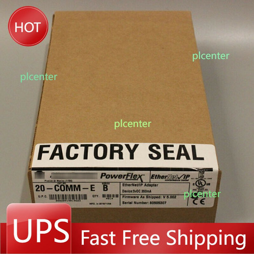 New New Factory Sealed Allen Bradley 20-COMM-E Ethernet  IP Adaptor 20COMME US - Product Image