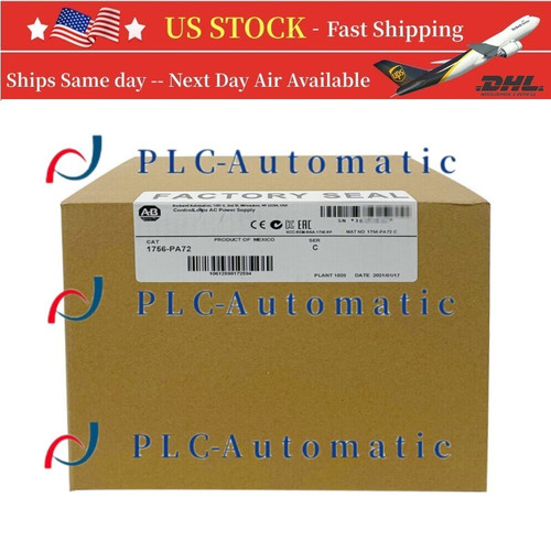 New New Sealed AB 1756-PA72 AC Power Supply 1756PA72 FREE SHIP 1756-PA72--NEW - Product Image