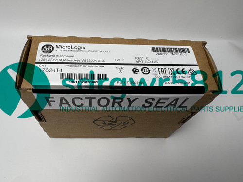 New New 1762-IT4 SER A MicroLogix ThemocouplemV Input Module Allen-Bradley 1762-IT4 1762IT4 - Product Image