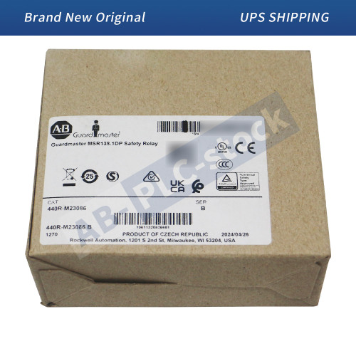 New New Allen-Bradley 440R-M23086 Guardmaster MSR138.1DP Safety Relay Does not apply - Product Image