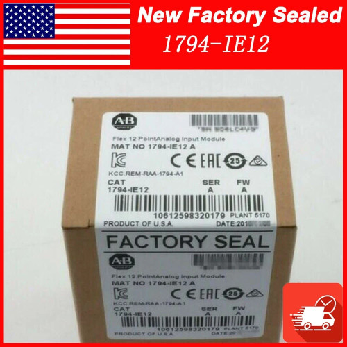 New 1794-IE12New Allen Bradley 1794 IE12A Flex 12 Point Analog Input Module1794IE12 Does not Apply - Product Image