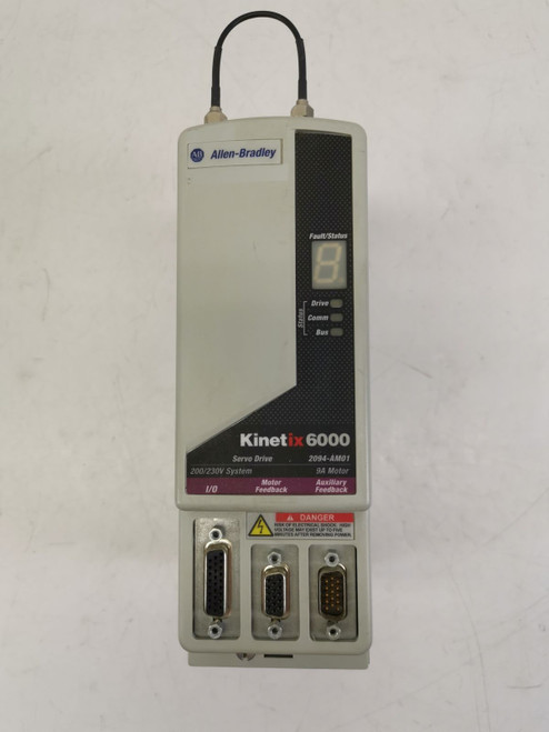 Used Allen Bradley 2094-AM01 Kinetix 6000 Bulletin 2094 9A AXIS Modules Does not apply - Product Image