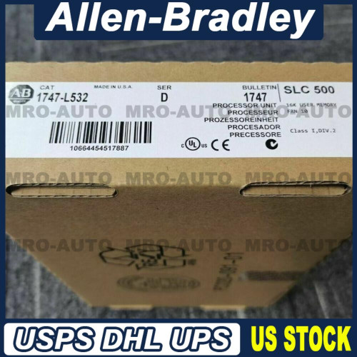 New New Sealed AB 1747-L532 SLC 500 PLC Processor Unit Module 1747L532 US Free Tax Does Not Apply - Product Image
