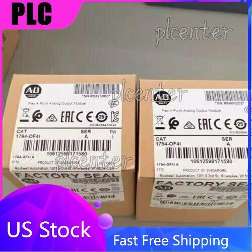 New New Sealed AB 1794-OF4I Flex 4 Point Analog Output Module 1794OF4I US Free Tax - Product Image