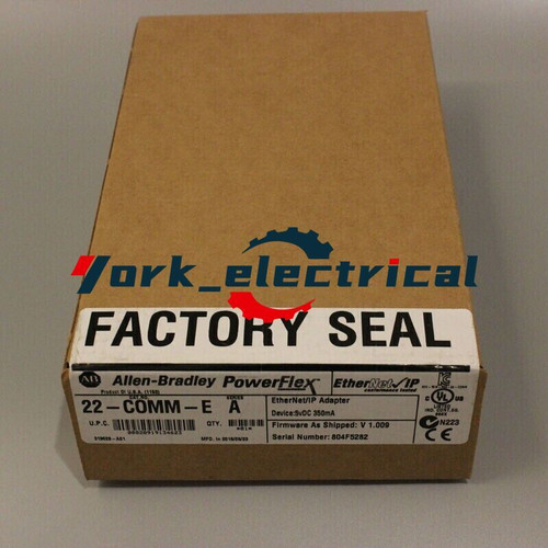 New Factory Allen bradley 22-COMM-E PowerFlex EthernetIP Comm Adapter 22COMME - Product Image