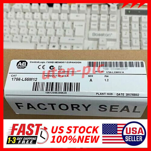 New ControlLogix Processor 750KB Memory Allen Bradley 1756-L55M12 SER A NEW IN BOX - Product Image