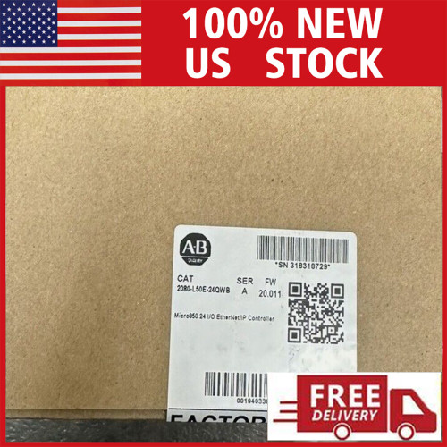 New New Sealed AB2080-L50E-24QWB Programmable Logic Controller AB PLC US - Product Image