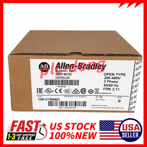 New 150-C19NBD Ser B SMC-3 Smart Motor Controller New Sealed Allen Bradley 150C19NBD Does Not Apply - Product Image