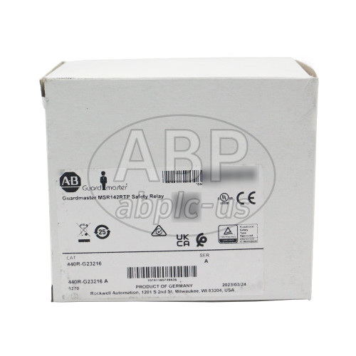 New New Allen-Bradley 440R-G23216 Safety Relay AutomaticManual Monitored Removable Does not apply - Product Image