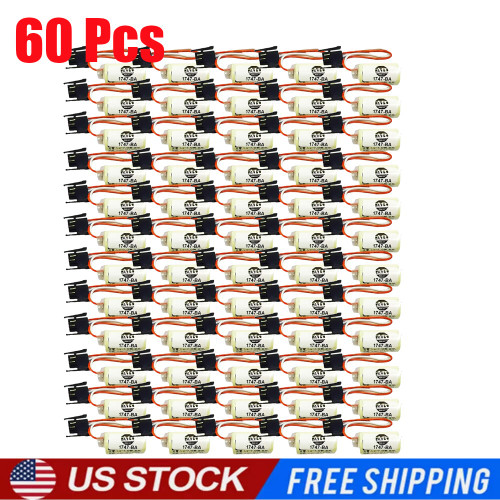 New 60 X 1747-BA 1769-BA PLC Battery Replacement for Allen Bradley SLC PLC SLC500 - Product Image