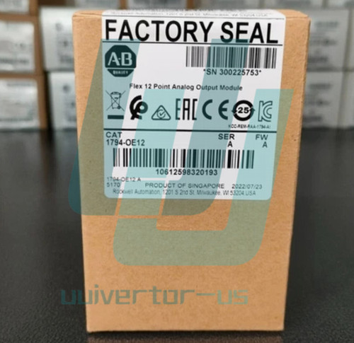 New New Sealed 1794-OE12 A Flex 12 Point Analog Output Module 1794OE12 - Product Image