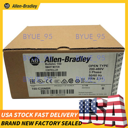 New NEW Allen-Bradley 150-C25NBR SMC-3 25A Smart Motor Controller 150C25NBR US STOCK - Product Image