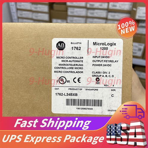 New Allen Bradley 1762-L24BXB SER C MicroLogix 1200 24 Point Controller fast ship - Product Image