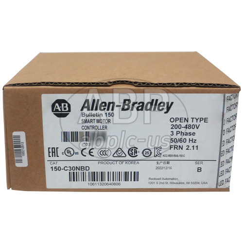 New New Allen-Bradley 150-C30NBD SMC-3 30A Smart Motor Controller Does not apply - Product Image