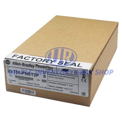 New Allen Bradley 20-750-PNET2P PowerFlex 750 2-port PROFINET IO Kit New 20750PNET2P Does not apply - Product Image
