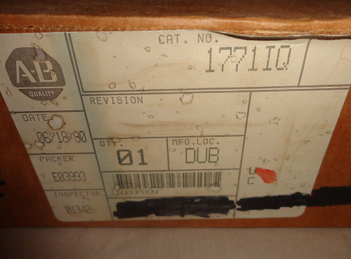 New ALLEN BRADLEY 1771IQ INPUT MODULE 1771-IQ NEW - Product Image