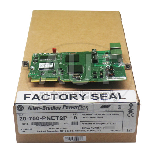 New New Original Allen-Bradley 20-750-PNET2P PowerFlex 750 2-port PROFINET IO Kit - Product Image